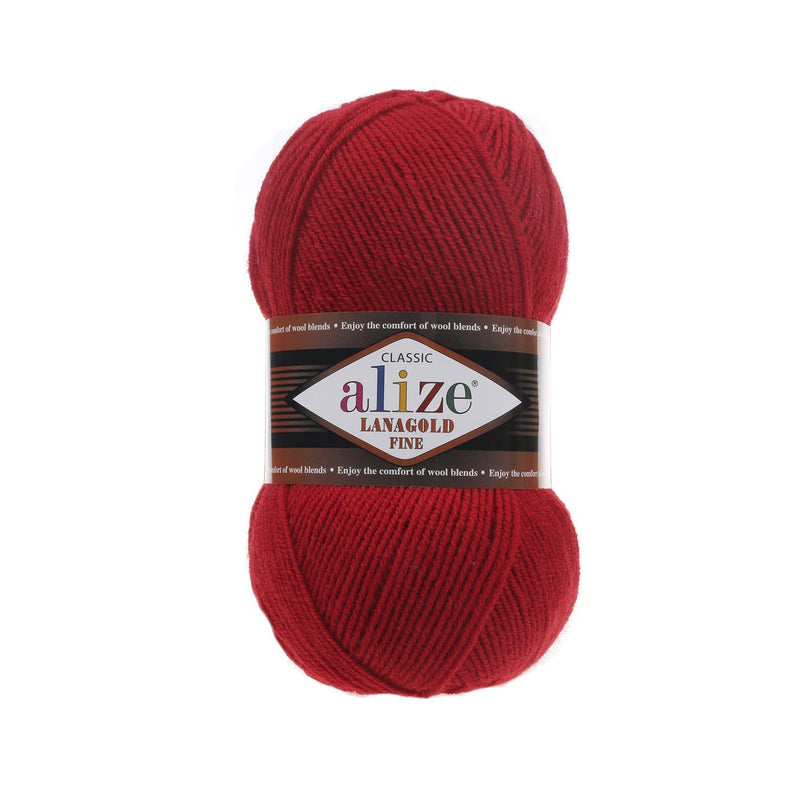 Alize Merino Royal Red 56 Paquet 5 x 50 Grammes